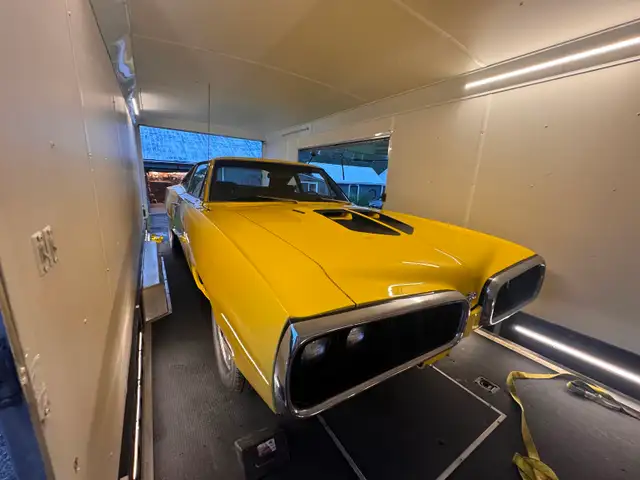 Classic car hauling