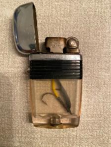 4 Vintage lighters, trench lighter , Scripto Vu-lighter with Fly - Photo 7
