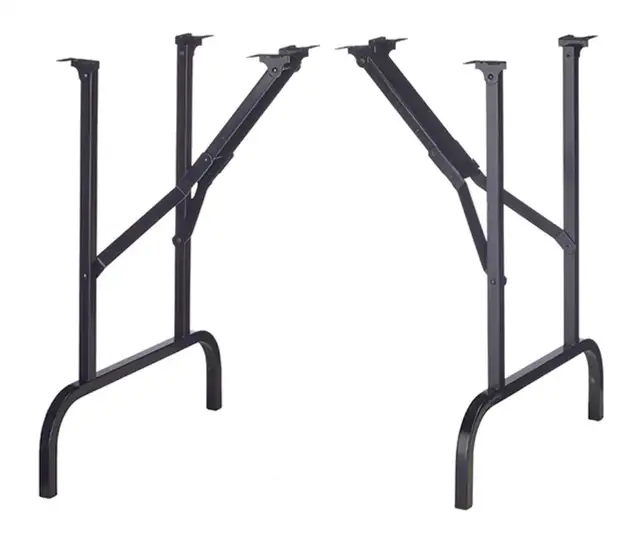 Ensemble de 2 pattes de table pliante