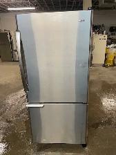 Réfrigérateur stainless 30'' congélateur en bas Amana