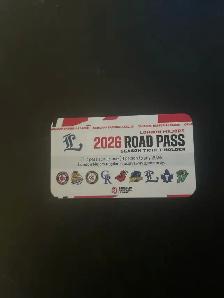 LONDON MAJORS 2026 ROAD PASS SEASON TICKET HOLDER