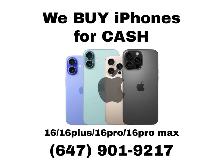 WE BUY! iPhone 16/16plus/16pro/16promax CASH PAID!