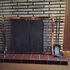 Fireplace screen & accessories