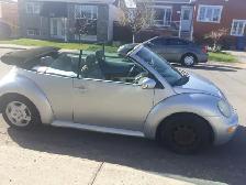 VW New Beetle convertible / bas kilométrage