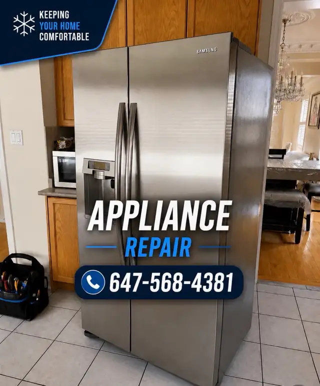 Fridge repair and install