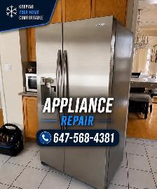Fridge repair and install