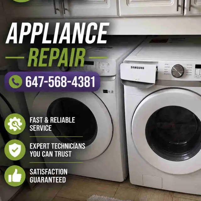 washer and dryer’s and repair