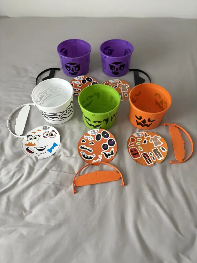 McDonalds Happy Meal Halloween Buckets