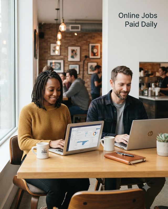 Get Paid Daily For Online Work