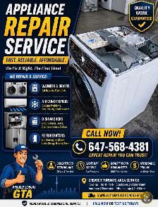 Washer dryer repair and refrigerator repair