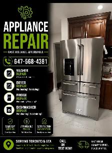 Fridge repair washer dryer repair