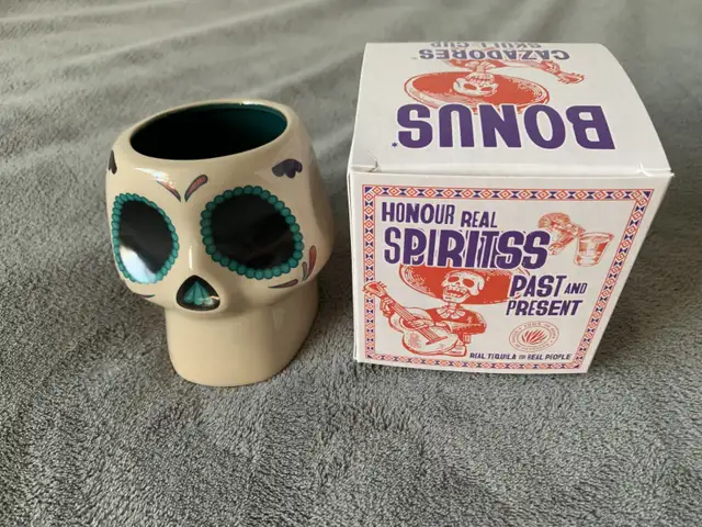 Cazadores Tequila Skull Cup Brand New