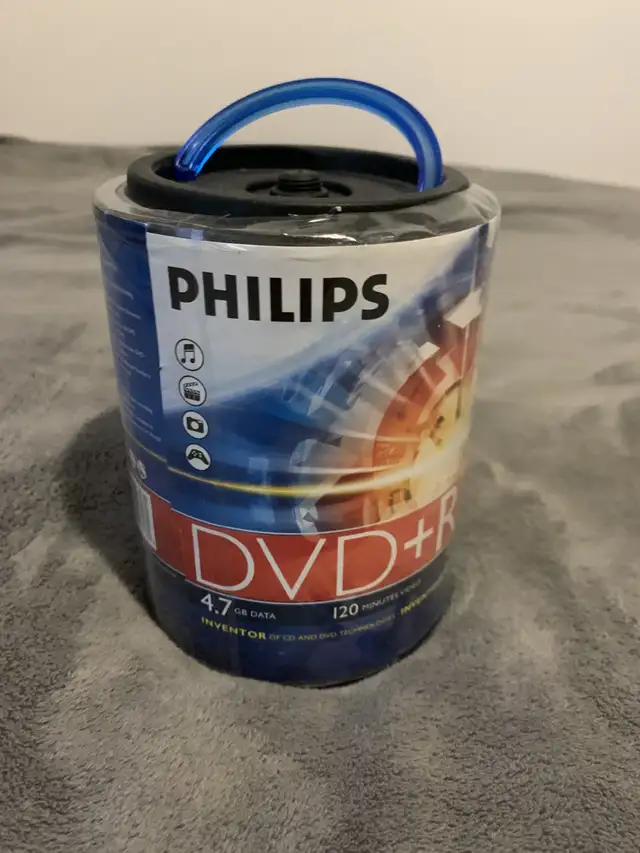 Philips DVD R 100 pack brand new