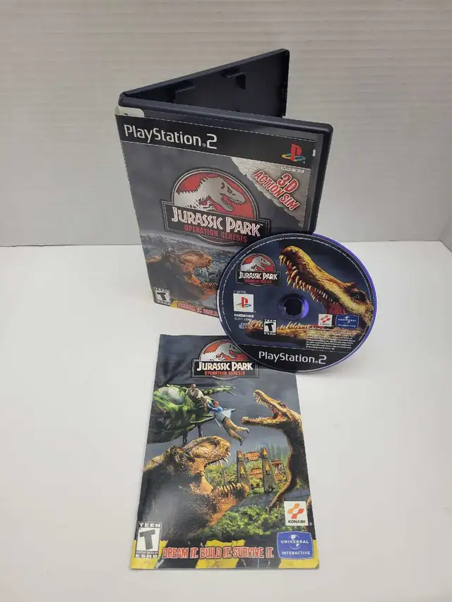 PS2 Jurassic Park Operation Genesis