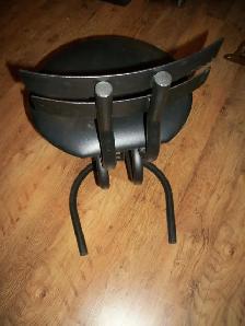 LEATHER BAR STOOLS EN CUIRE  COMME MEUF  LIKE NEW  $75 - $125 - Photo 6