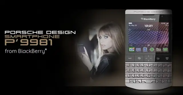 2025 Blackberry Porsche design p'9981 Black ACCESSORIES in BOX
