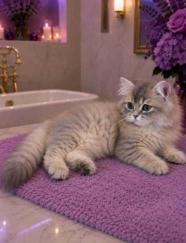 Purebred British Longhair Kitten