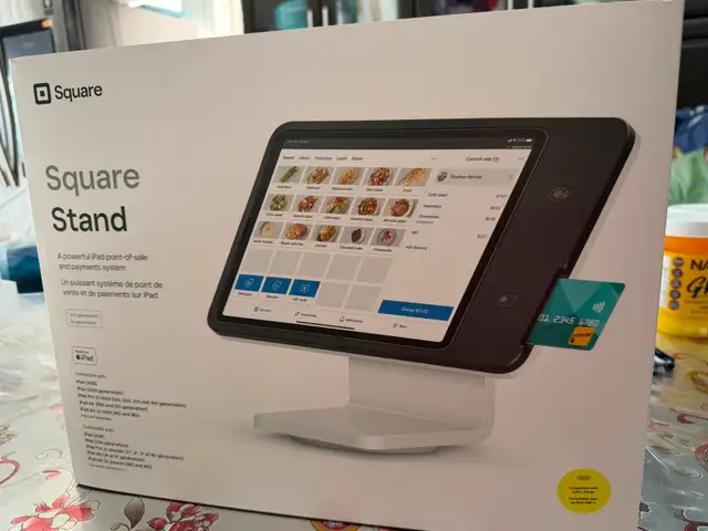 brand new square stand for ipad and square register