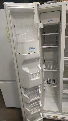 Whirlpool 33' 21.9 Cu. Ft. Side-by-Side Refrigerator – White - Photo 3