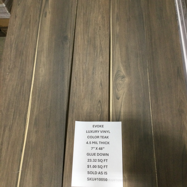 $1.00 Glue Down Vinyl Plank Sale