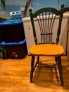 Wood Dinning table set deep discount - Photo 2