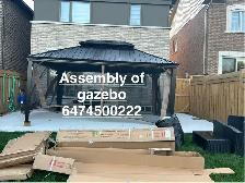 gazebo assembly - Photo 3