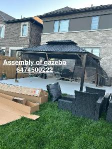 gazebo assembly - Photo 5