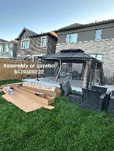 gazebo assembly - Photo 6