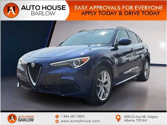 2021 Alfa Romeo Stelvio Ti Q4 LEATHER SEATS BACKUP CAMERA PANO R