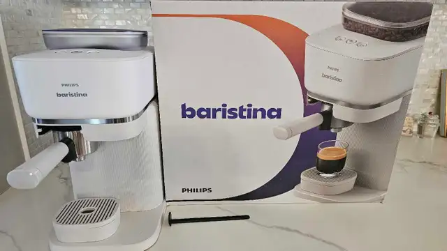 Philips Baristina Espresso Machine White