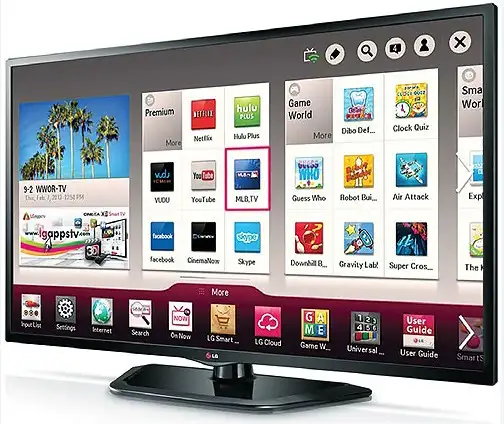 42" LG SMART TV WITH NATIVE 120 HZ