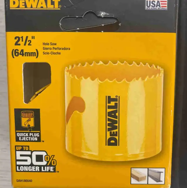 DEWALT 2-1/2 Inch Hole Saw