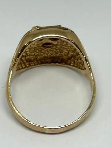 10K brushed Eagle Men’s Ring - Photo 3