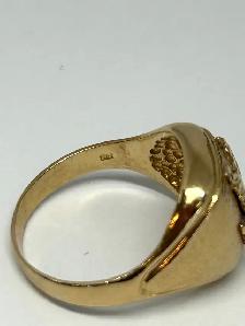 10K brushed Eagle Men’s Ring - Photo 8