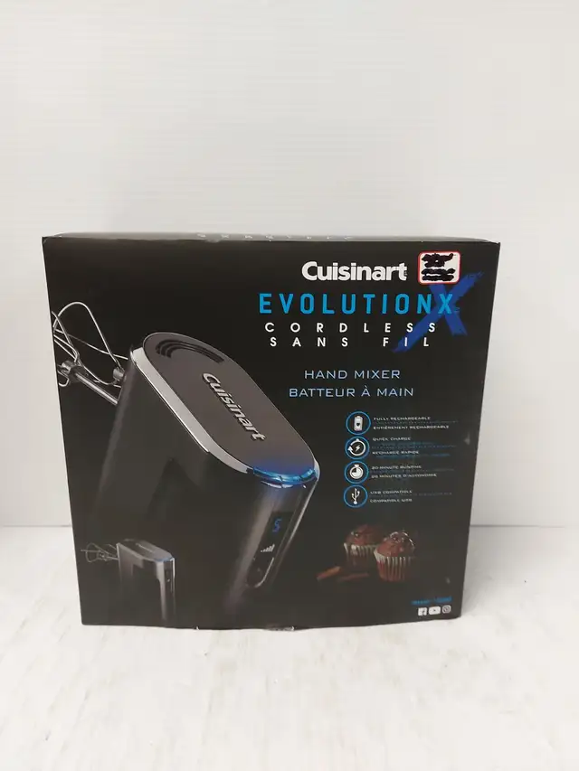 (B1319) Cuisinart RHM-100C Cordless Mixer