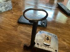 Antique Cast Iron Skeleton Large Gate Key ! - Photo 6