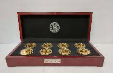 (B1329) Bradford Exchange 100th Annversary Of JFK 8Pc Coin