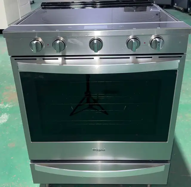 Reconditioned Whirlpool Glass Top Stove (S4375) with delivery