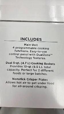 Ninja Foodi XL 2-Basket Air Fryer DZ300CWH - BRAND NEW - Photo 4