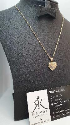 10 yellow gold chain & pendant / R 2 - Photo 3