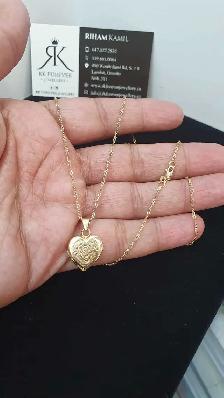 10 yellow gold chain & pendant / R 2 - Photo 5