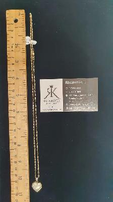 10 yellow gold chain & pendant / R 2 - Photo 7