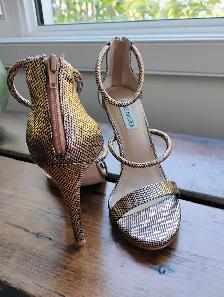 Steve Madden bronze heels for sale - Photo 4