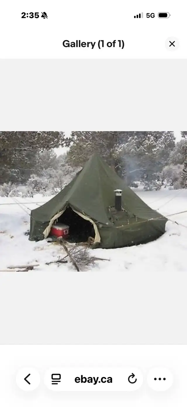 5 man hot tent