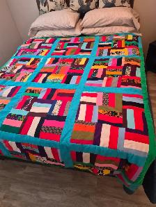 Homemade PATCHWORK QUILT $50