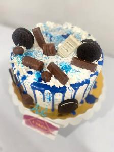 Blue drip cake, chocolate explition cake custom Cakes - Photo 7
