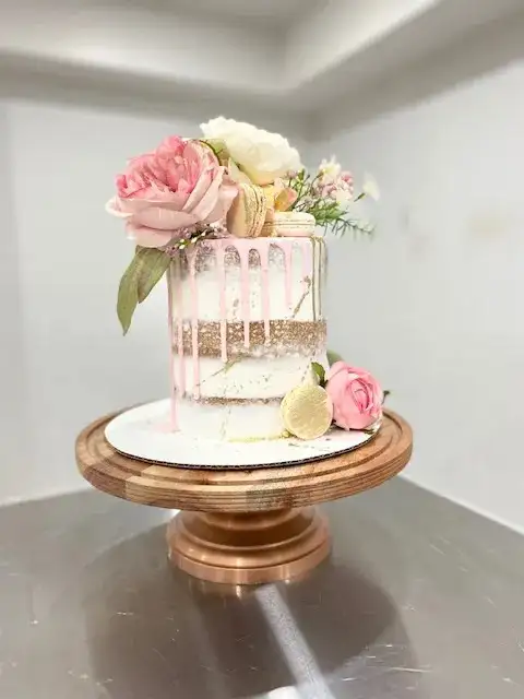 amazing Floral cakes, custom cakes , seminaked cake effect