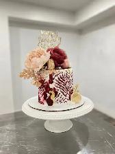 amazing Floral cakes, custom cakes , seminaked cake effect - Photo 3