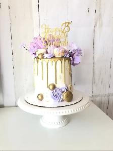 amazing Floral cakes, custom cakes , seminaked cake effect - Photo 5