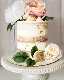 amazing Floral cakes, custom cakes , seminaked cake effect - Photo 7